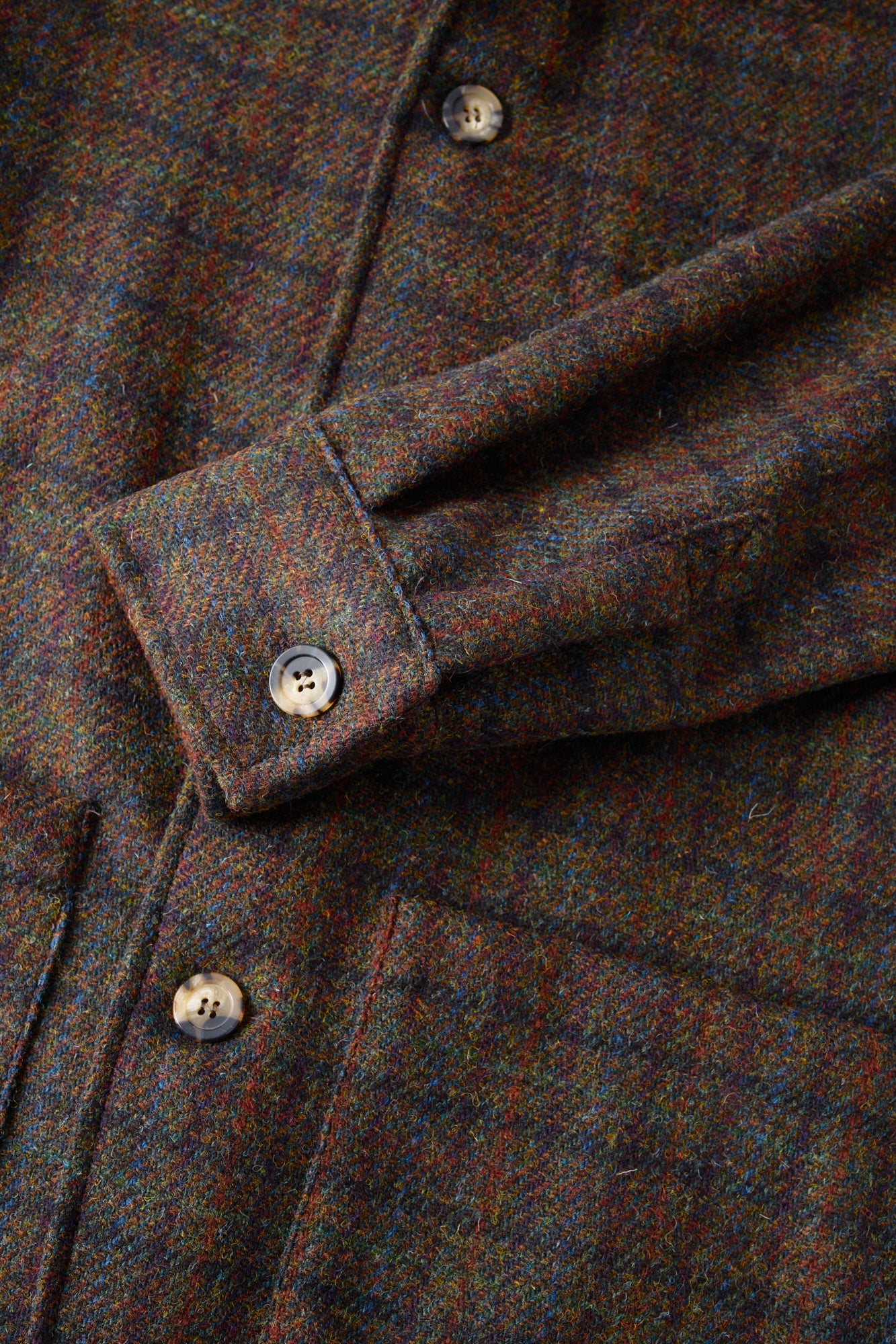 Sherpa Harris Tweed Tartan Hay