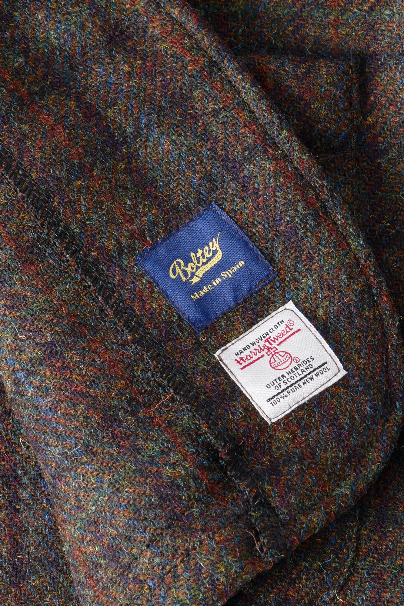 Sherpa Harris Tweed Tartan Hay