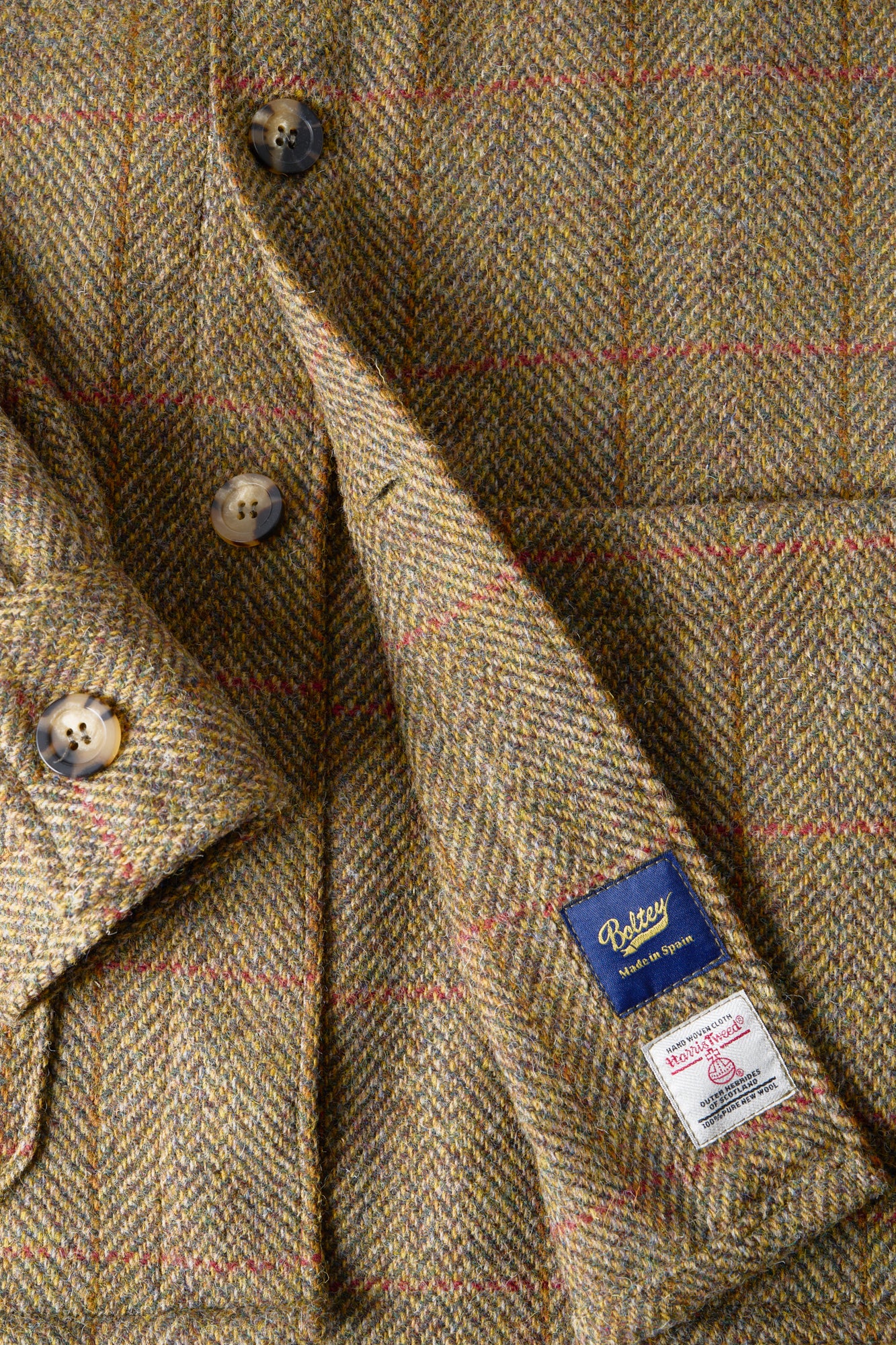 Pacific Harris Tweed He Nutmeg