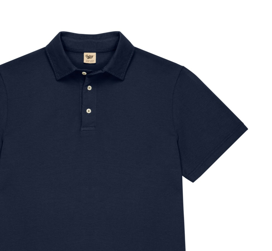 Fiyi Pique Navy Polo