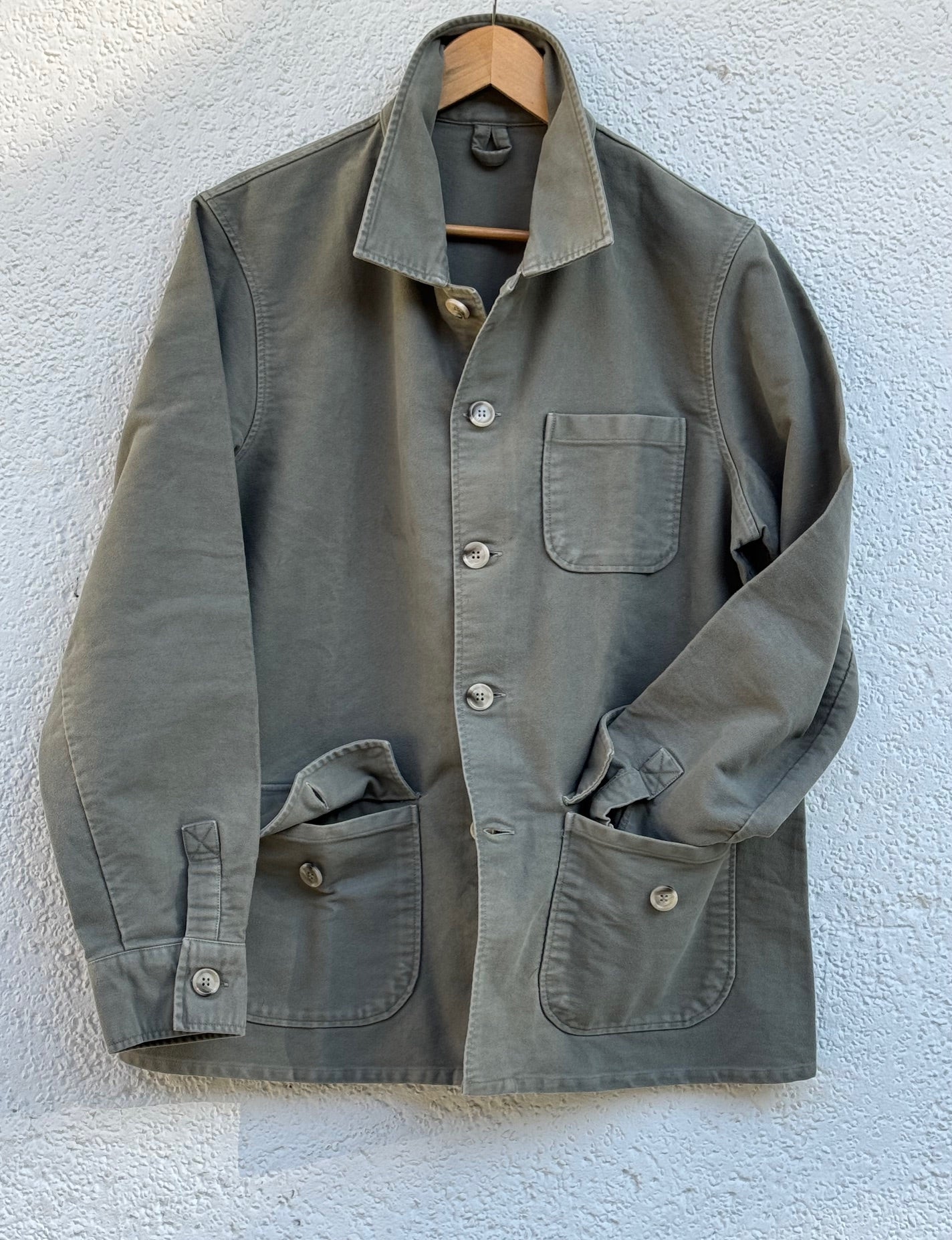 Montblanc Khaki Moleskin Cotton Jacket