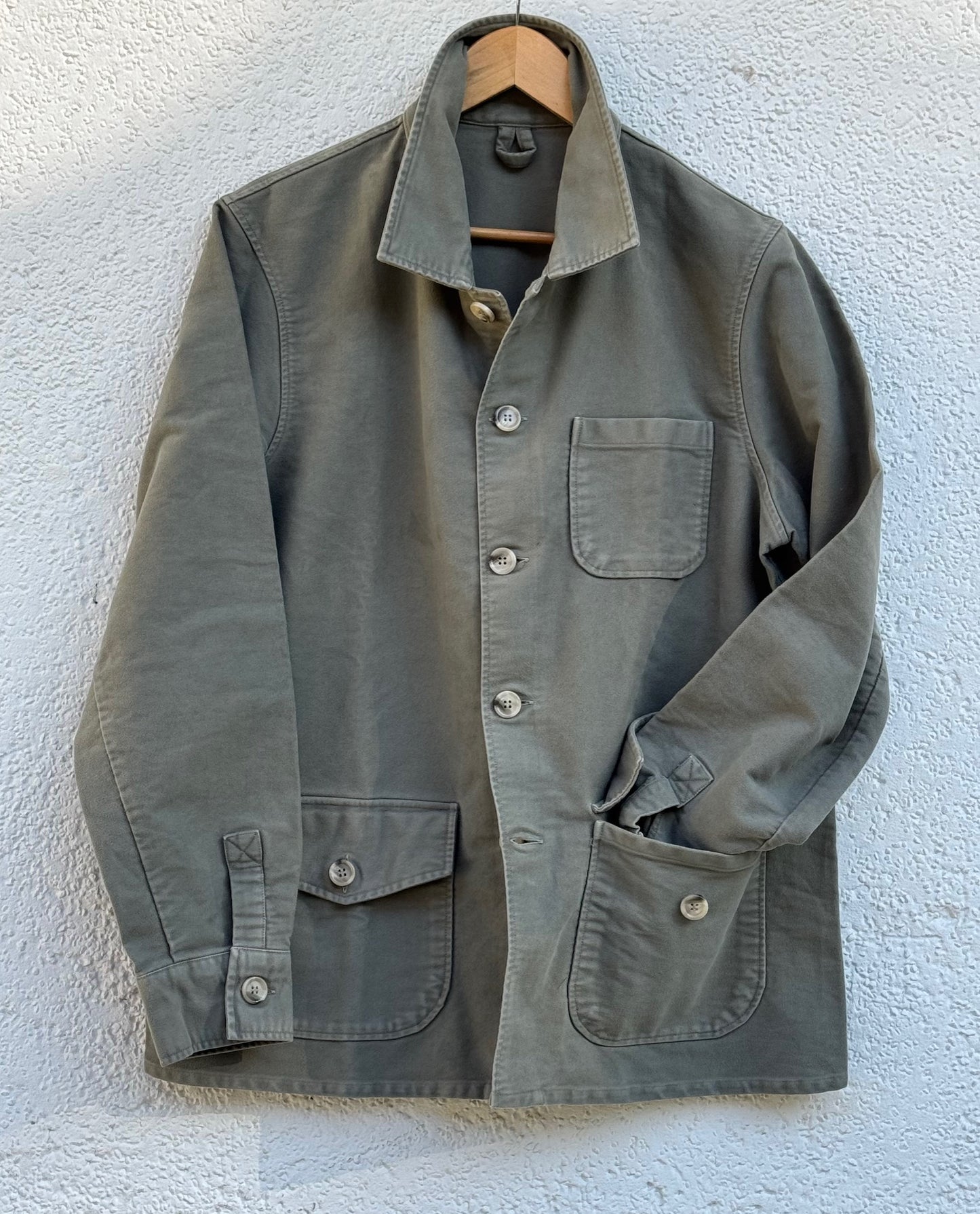 Montblanc Khaki Moleskin Cotton Jacket