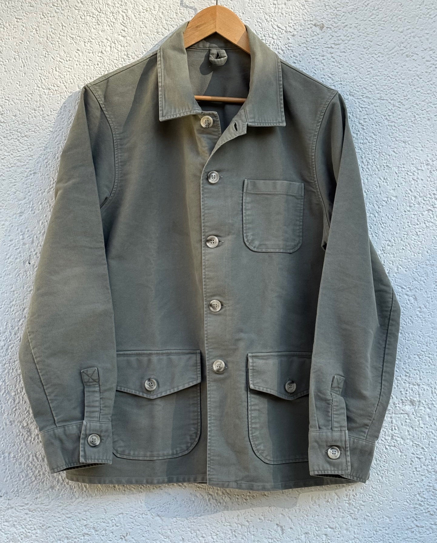Montblanc Khaki Moleskin Cotton Jacket