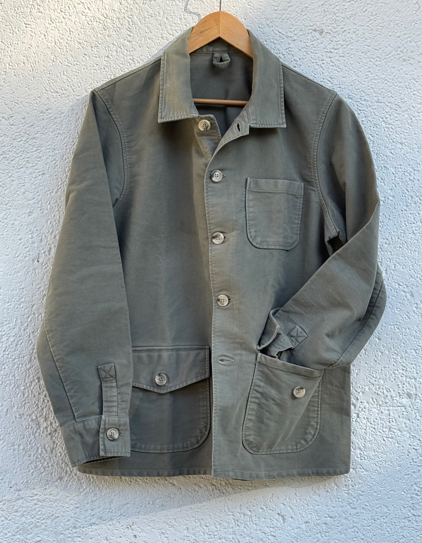 Montblanc Khaki Moleskin Cotton Jacket