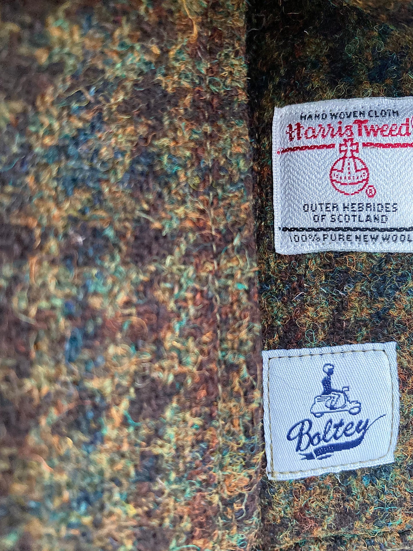 WORKER HARRIS TWEED HE GREEN7