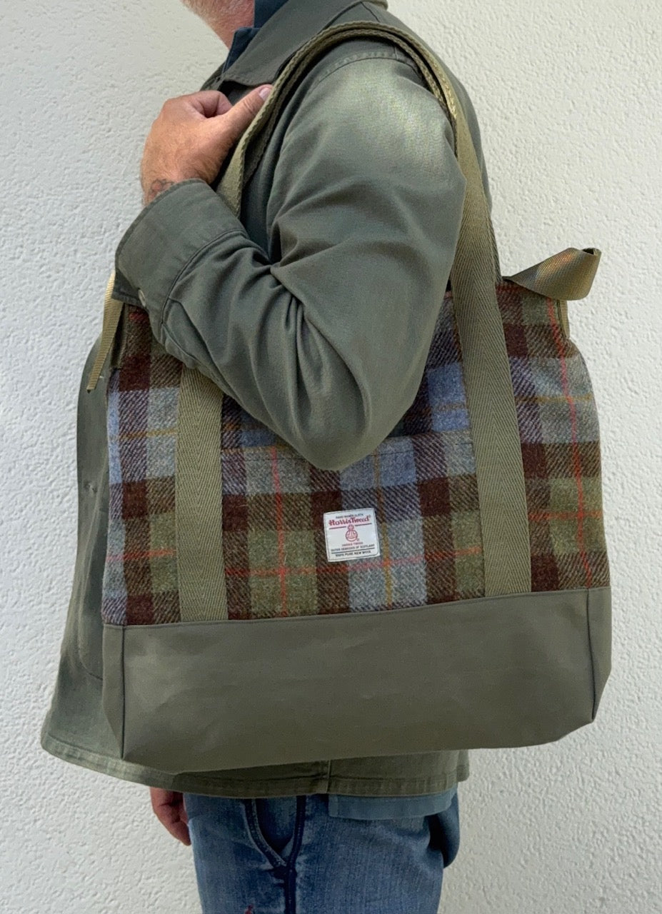 Tartan Bomar Harris Tweed Bag