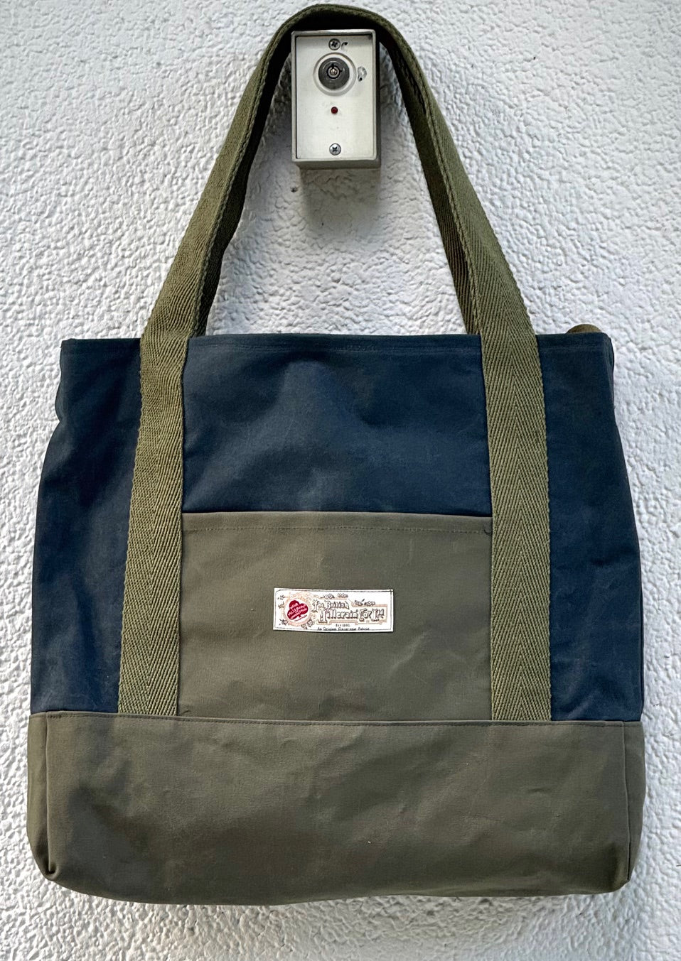 He Ecru Harris Tweed Bag