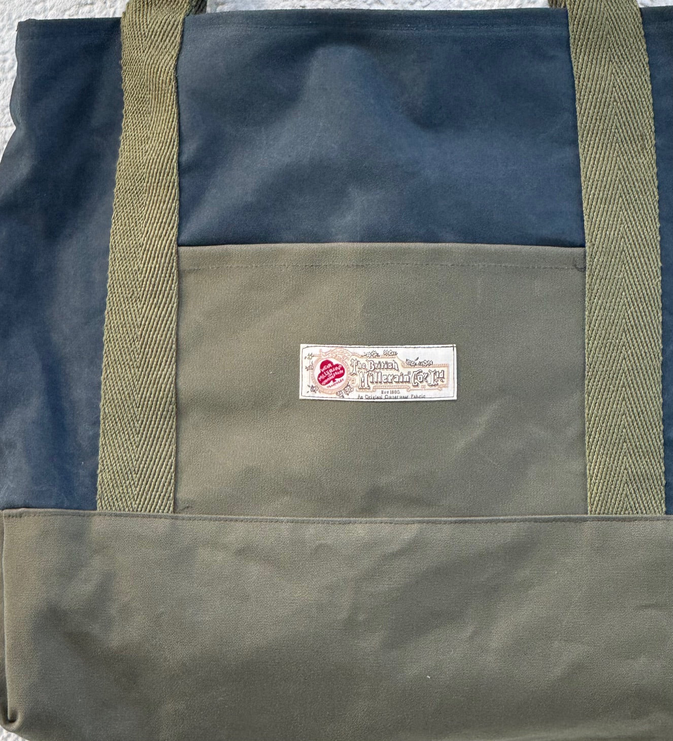 He Ecru Harris Tweed Bag