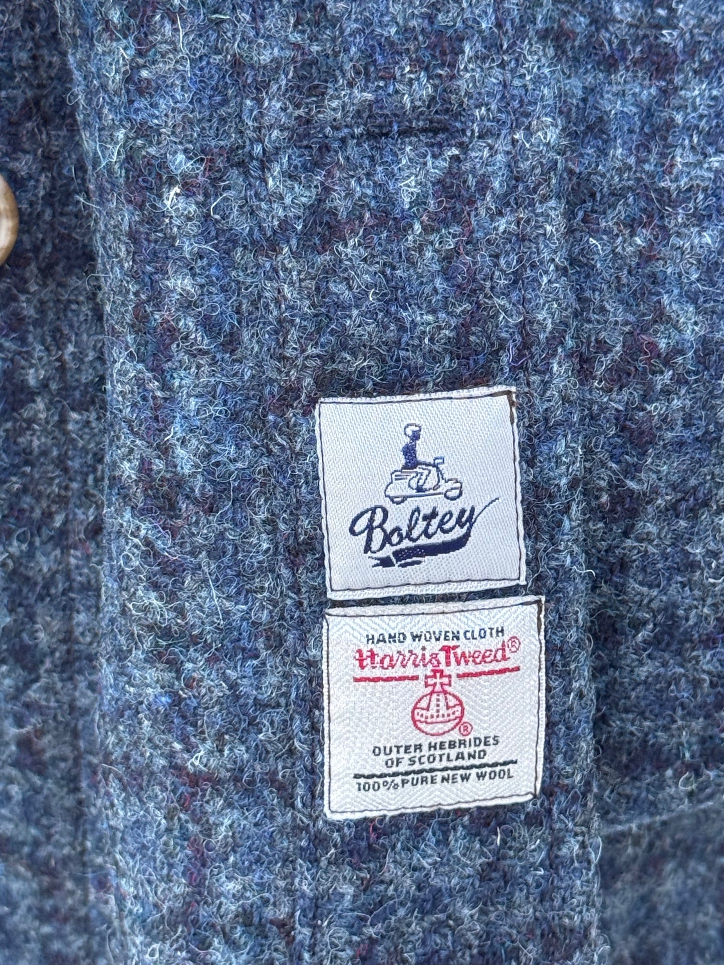 Worker Harris Tweed Ho Blue