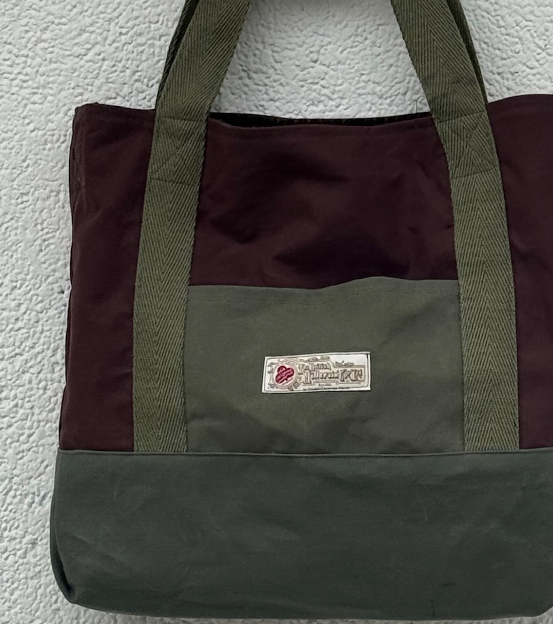 Hos Green Harris Tweed Bag