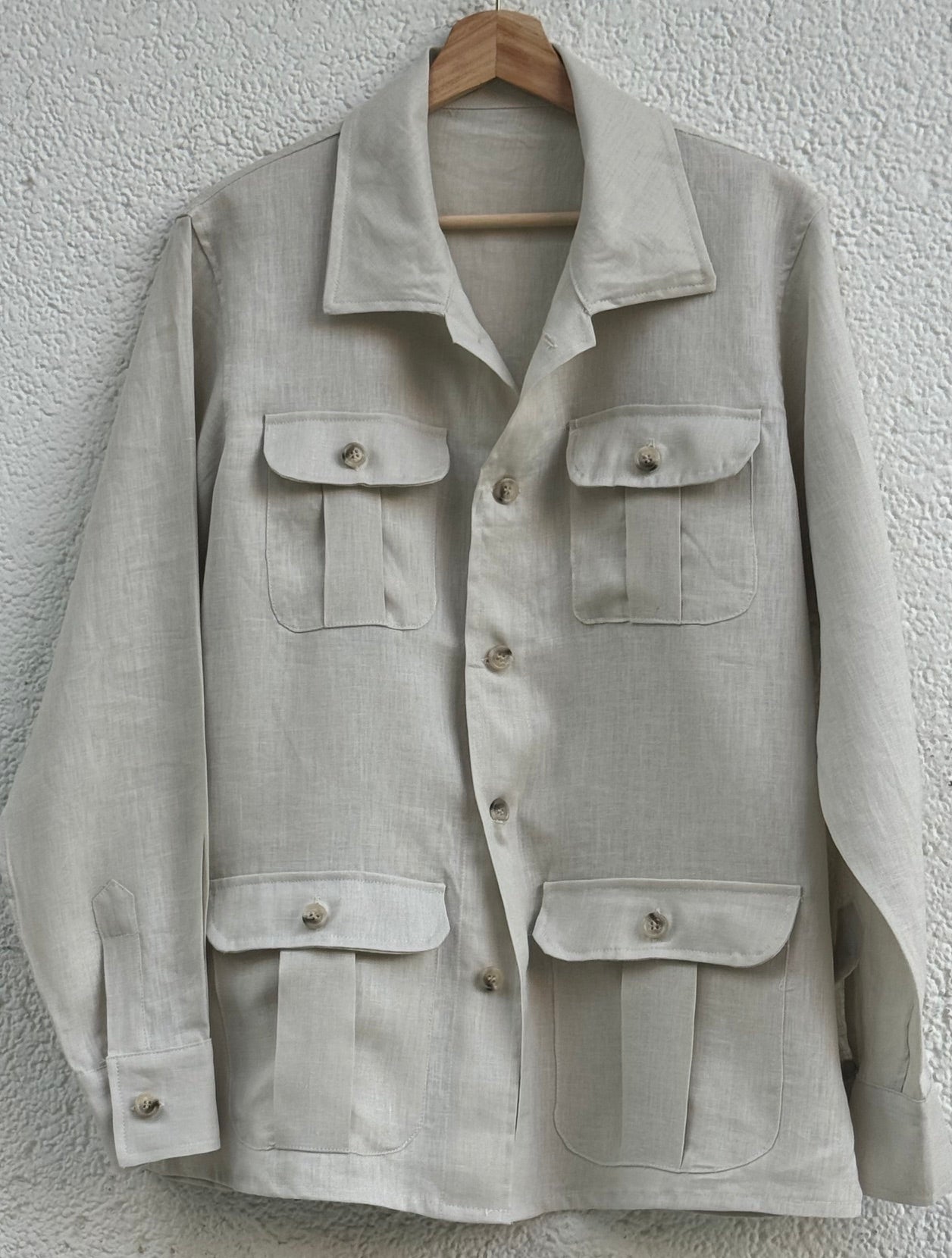 Java Linen Ivory Overshirt