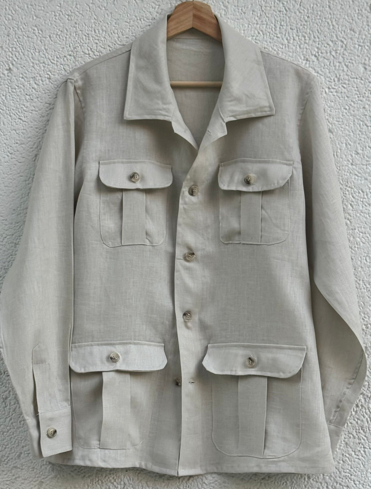 Java Linen Ivory Overshirt