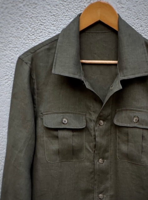 Java Linen Khaki Shirt