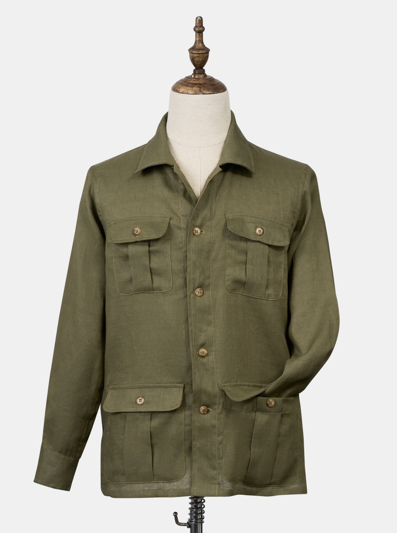 Java Linen Khaki Shirt