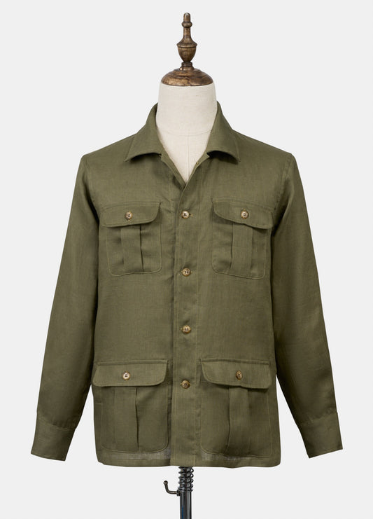 Java Linen Khaki Shirt