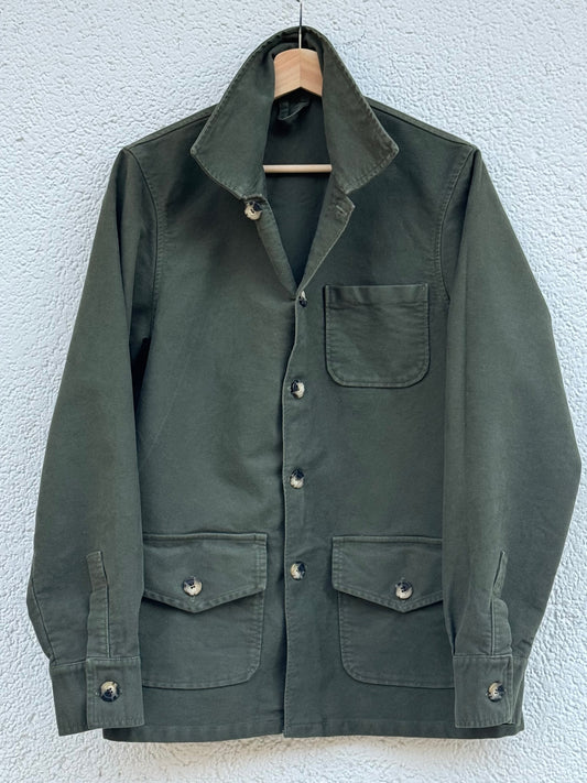 Montblanc Khaki Moleskin Cotton Jacket