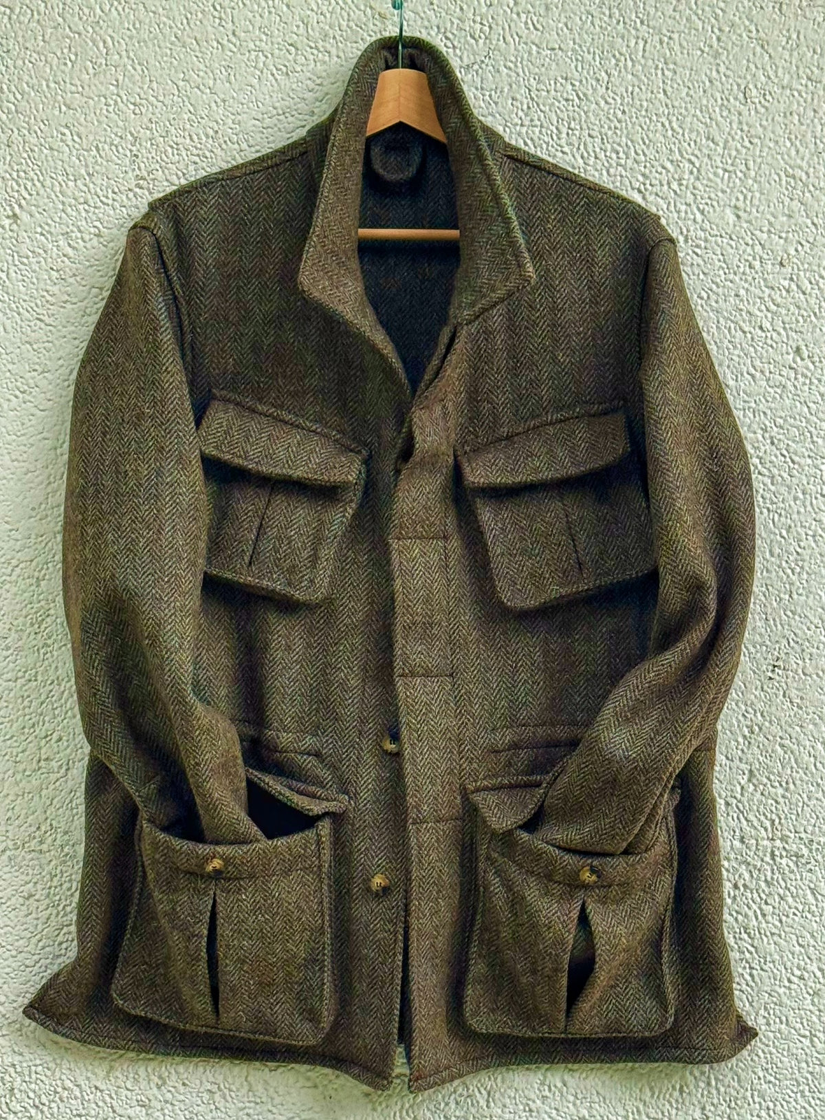 Mash Tweed He Green Jacket
