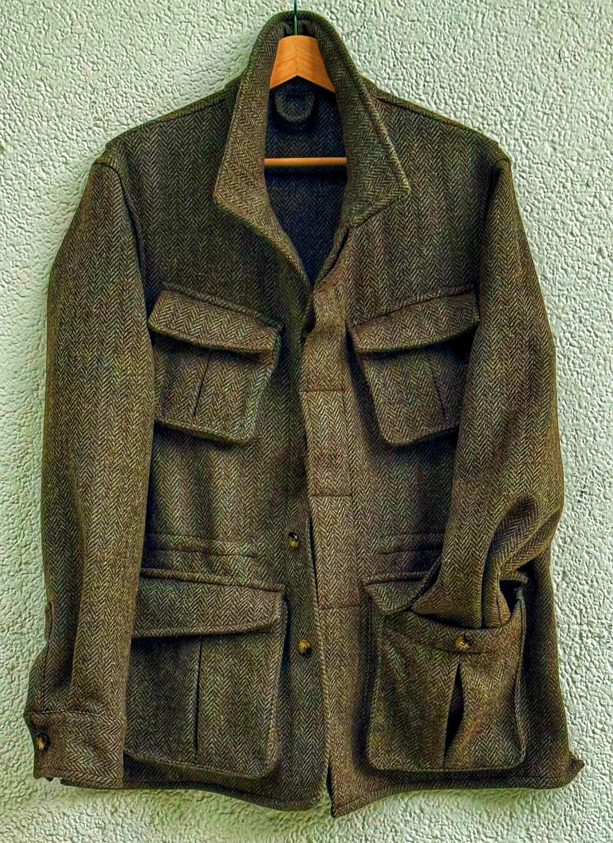 Mash Tweed He Green Jacket