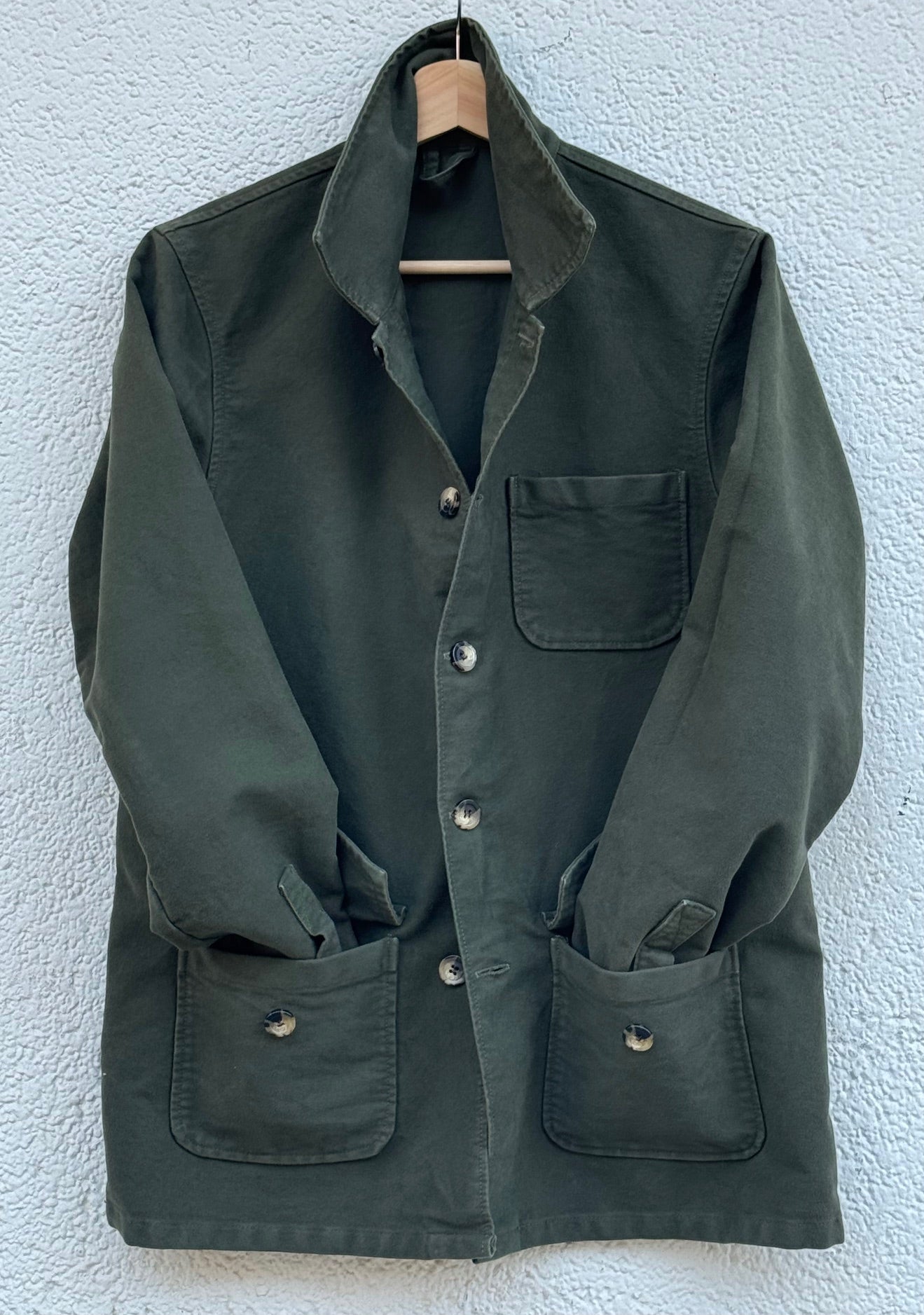 Montblanc Khaki Moleskin Cotton Jacket