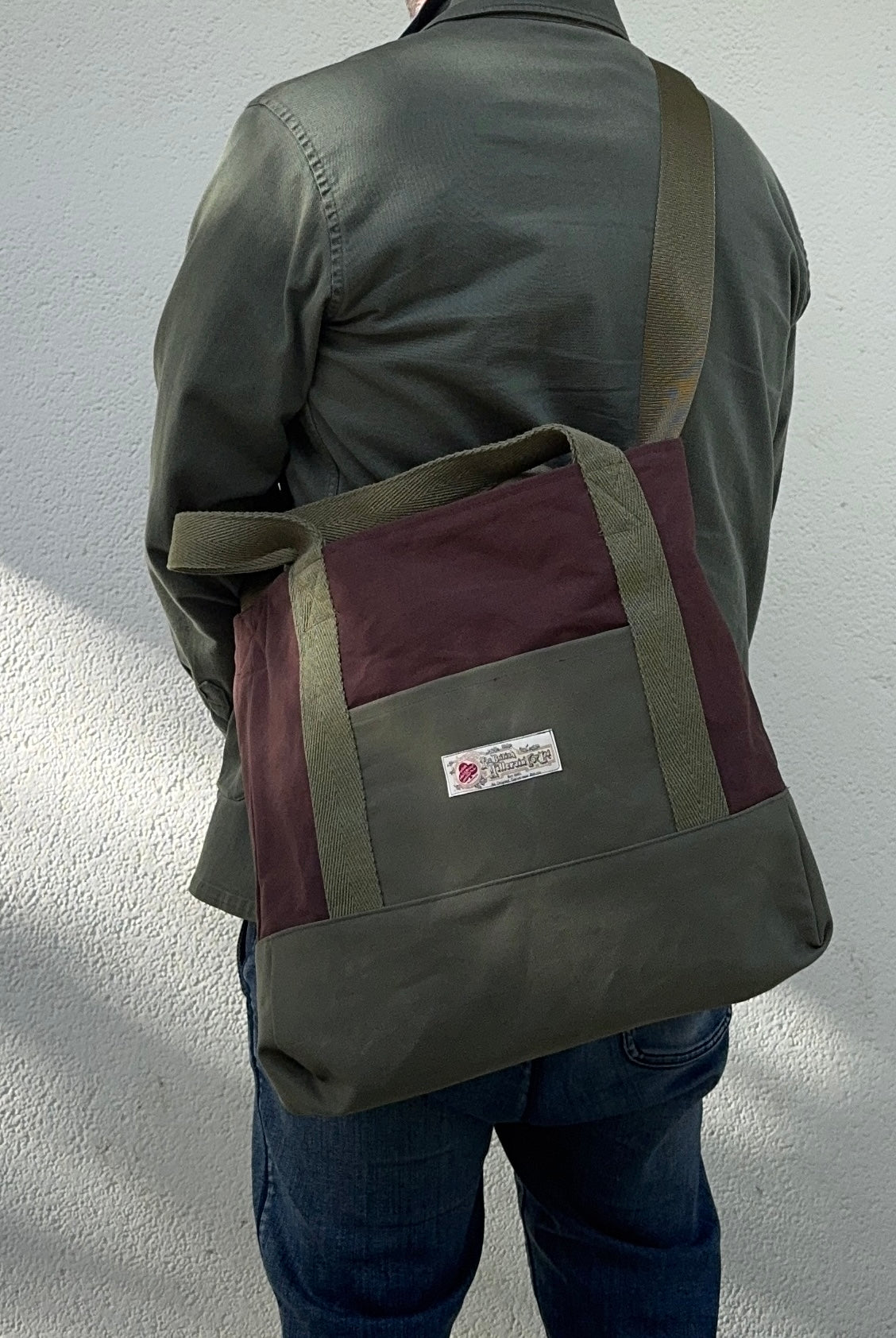 Mustard Harris Tweed Bag