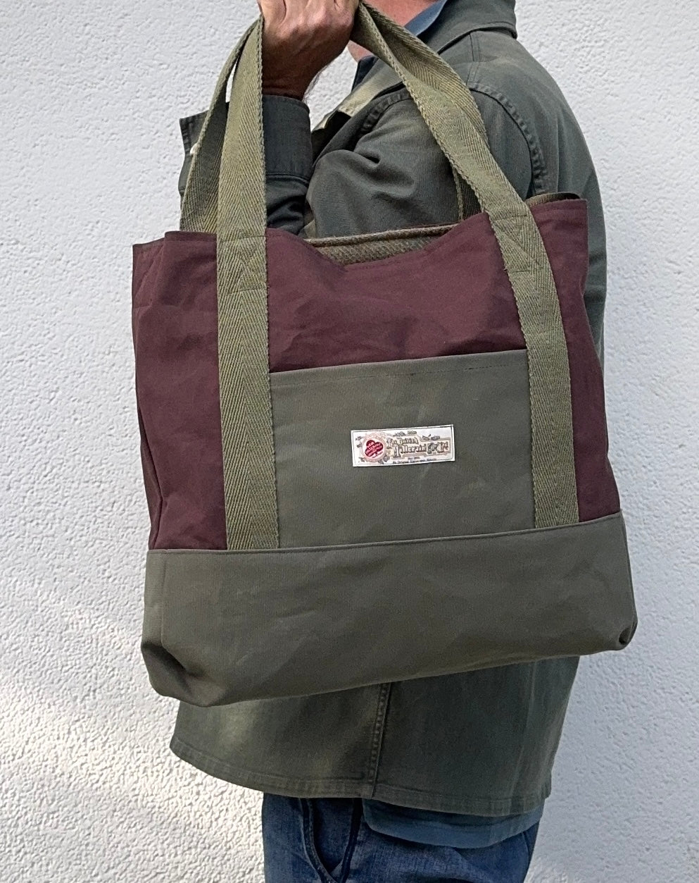 Mustard Harris Tweed Bag