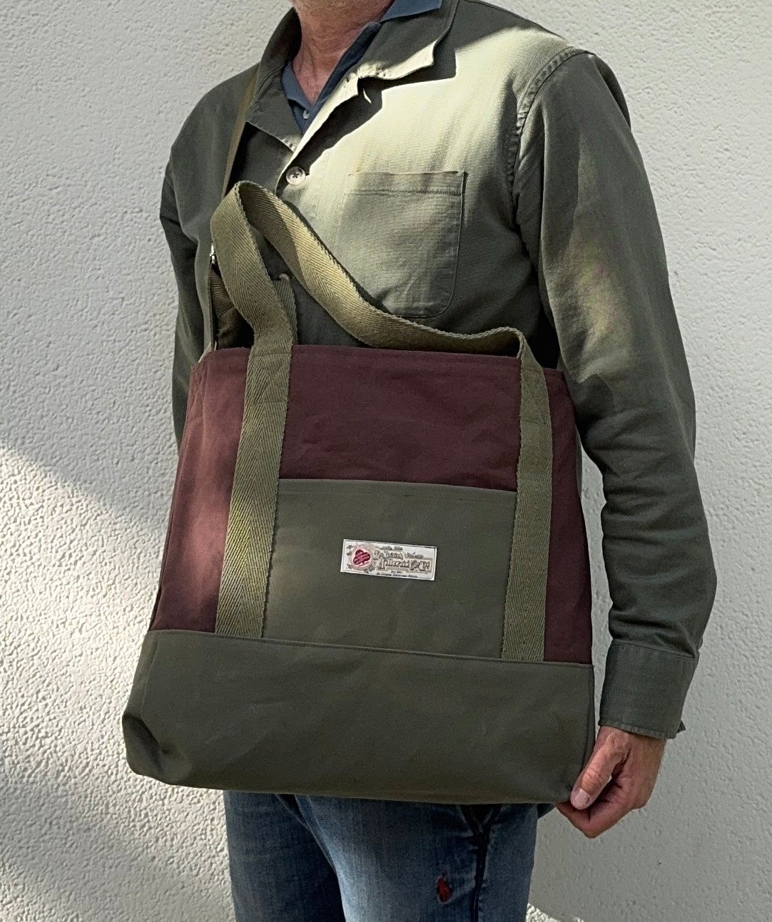 Mustard Harris Tweed Bag