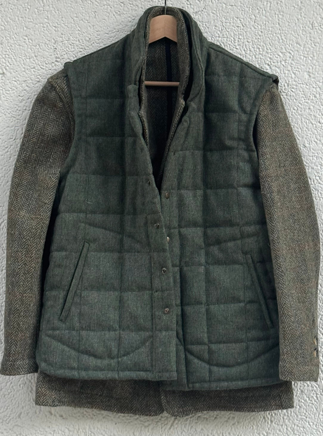 Napa Harris Tweed Green