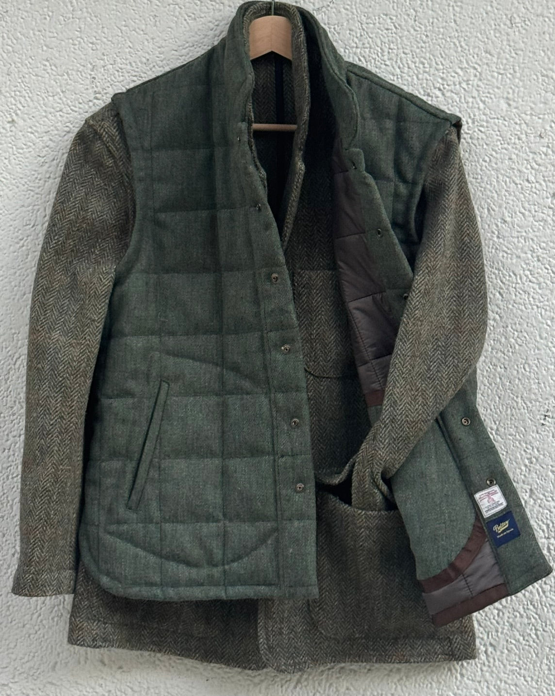 Napa Harris Tweed Green