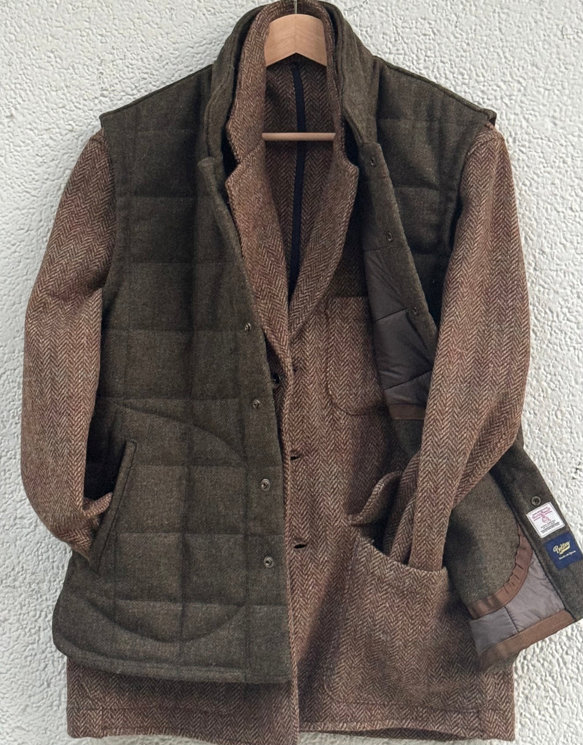 Napa Harris Tweed Olive