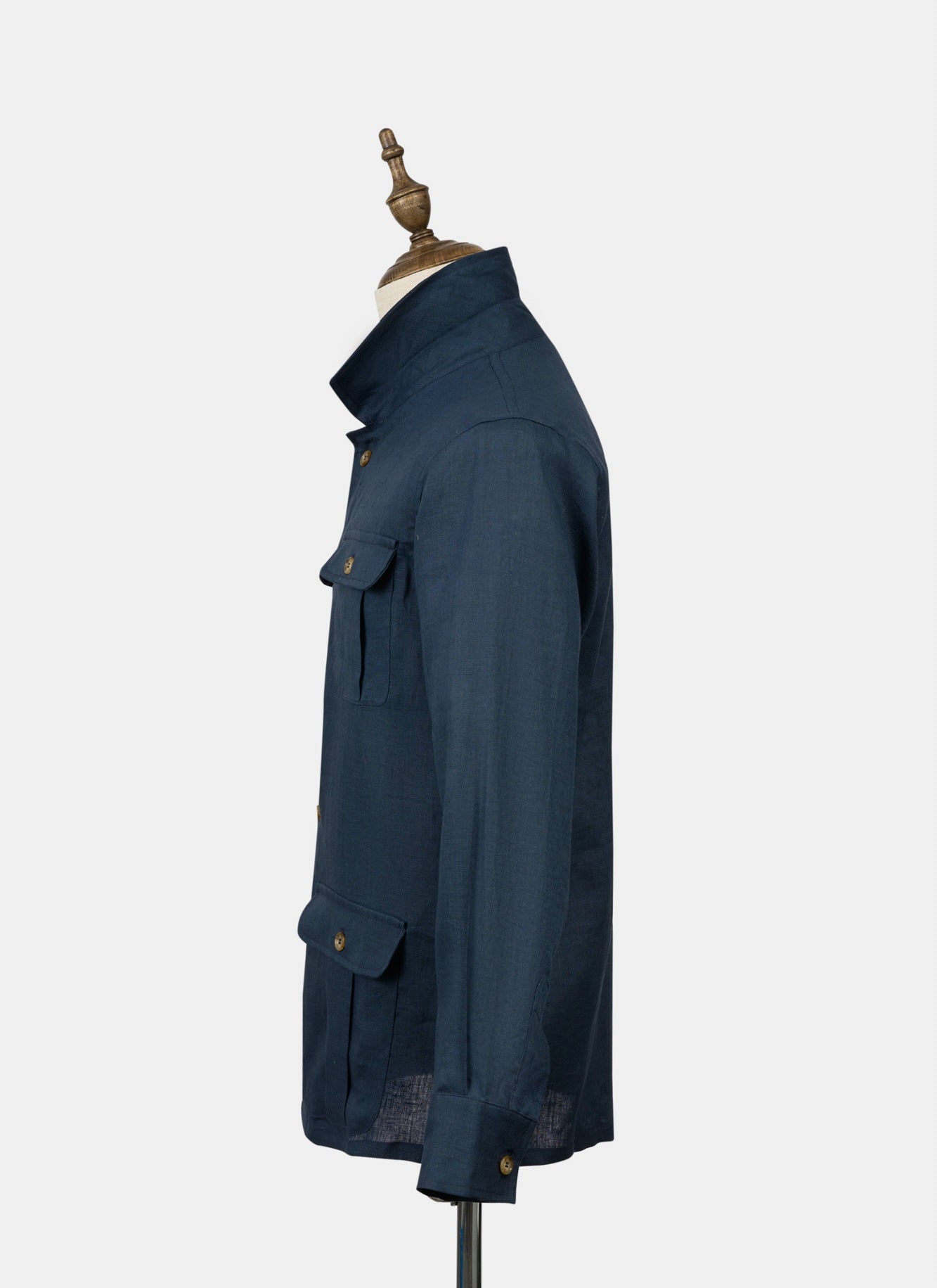 Java Linen Navy Shirt