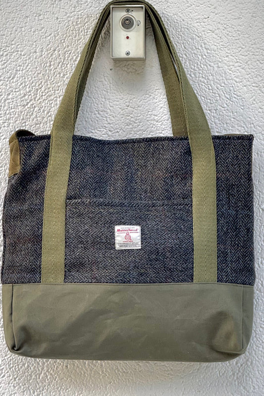 HE Ocean Harris Tweed Bag