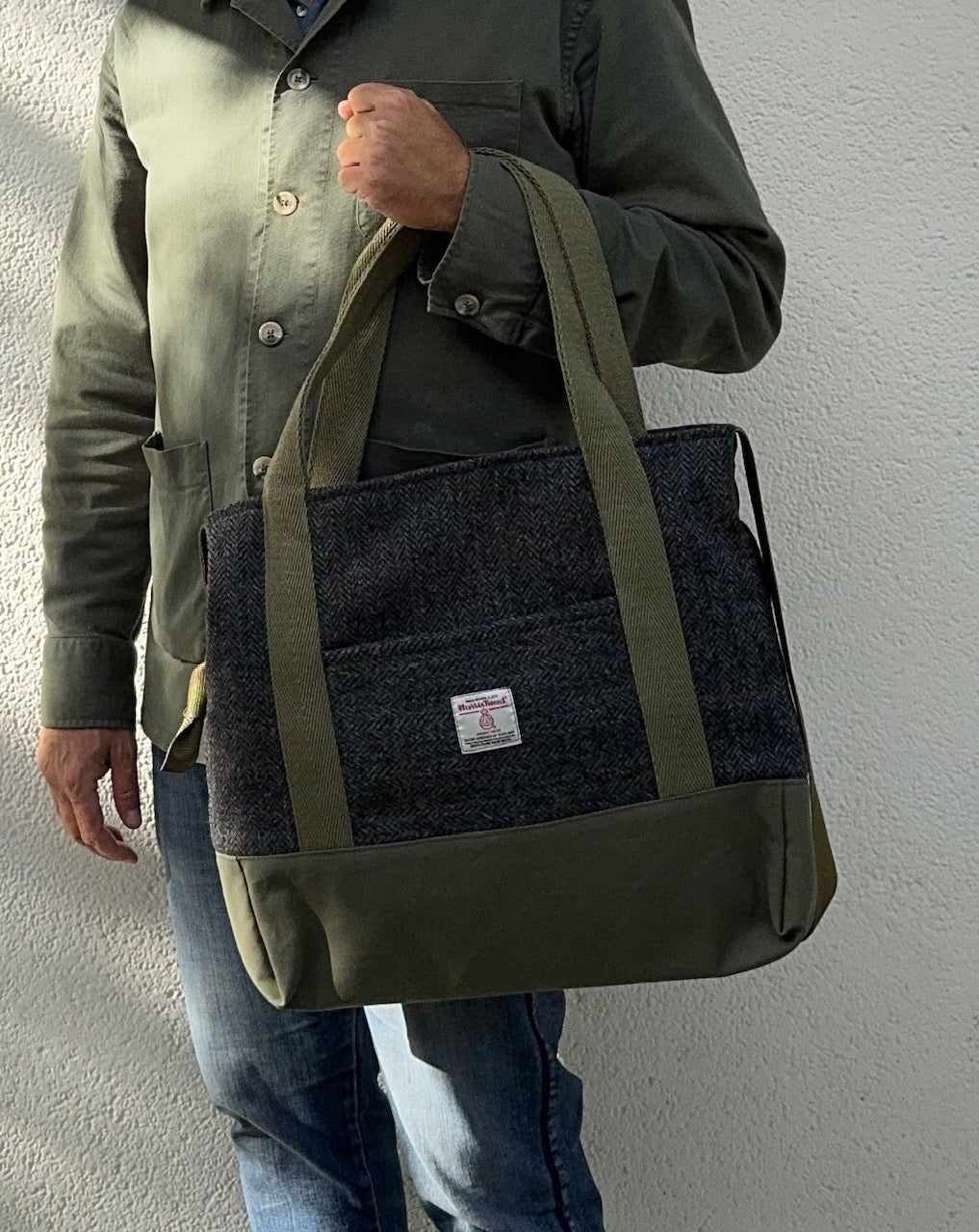 HE Ocean Harris Tweed Bag