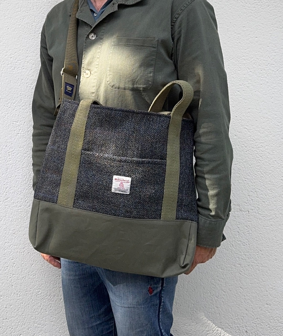 HE Ocean Harris Tweed Bag