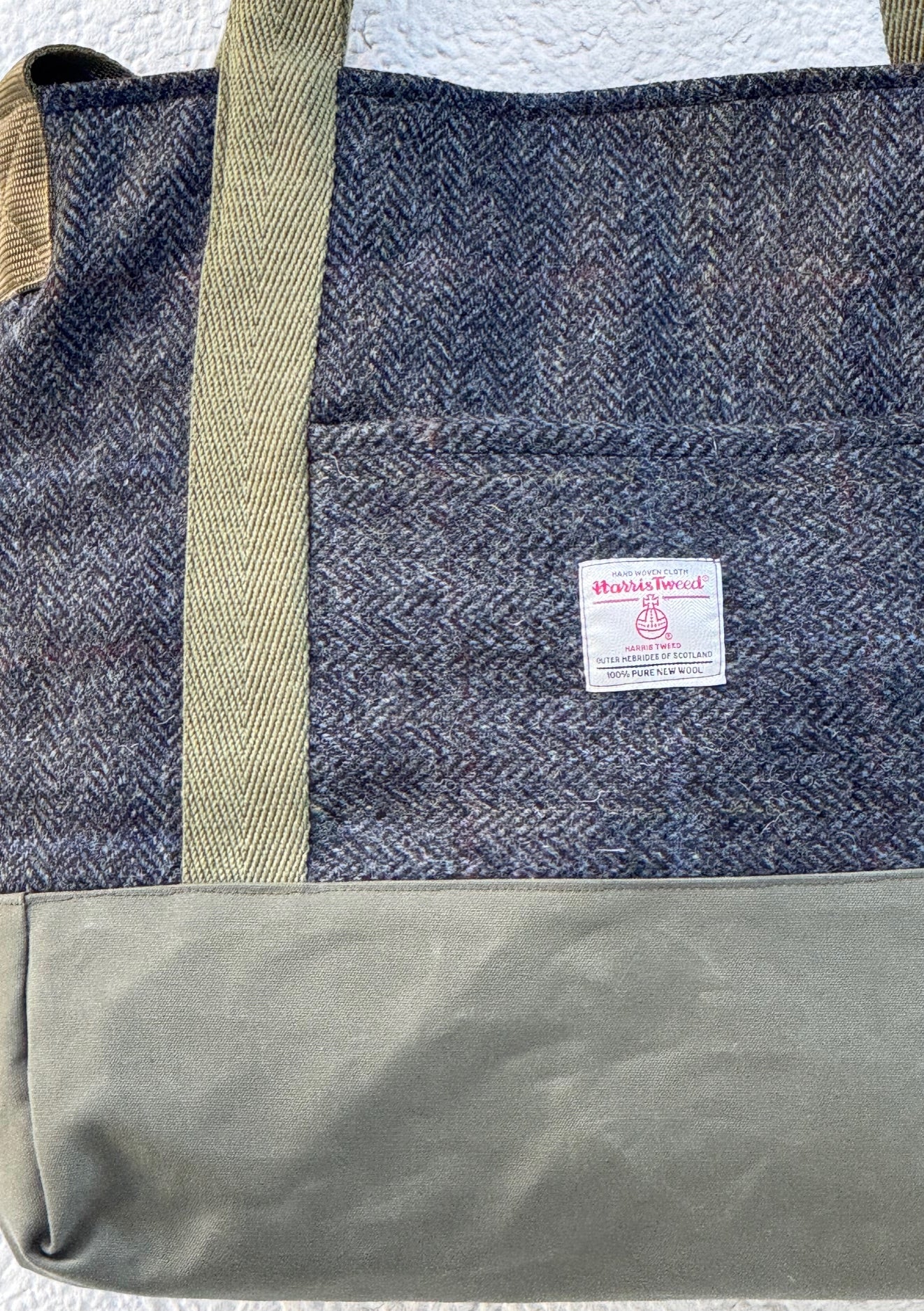 HE Ocean Harris Tweed Bag