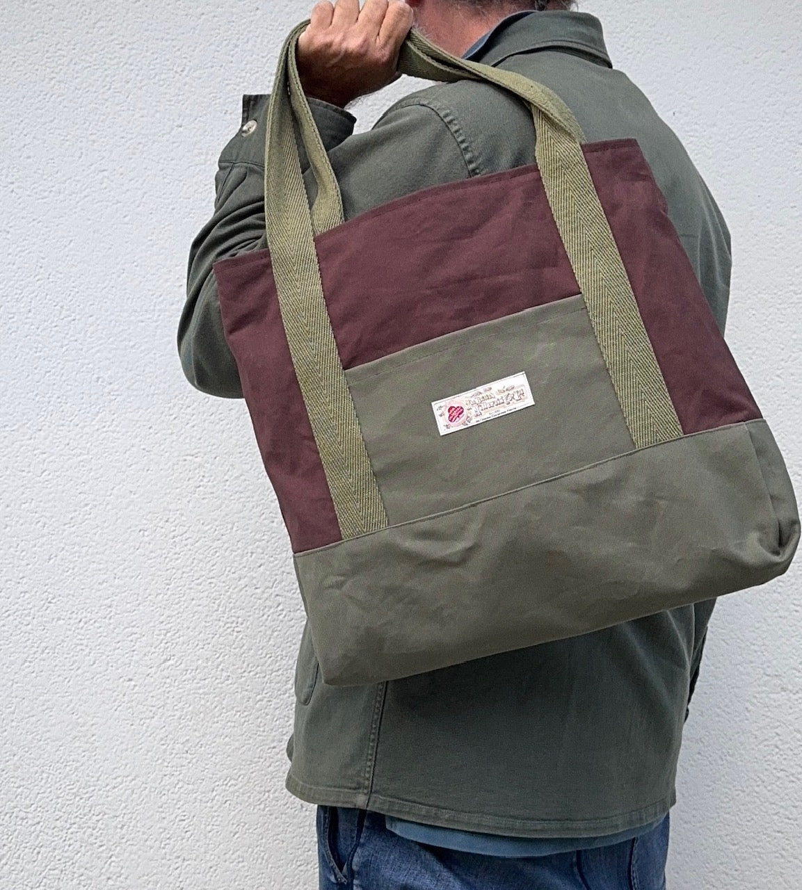 HE Ocean Harris Tweed Bag