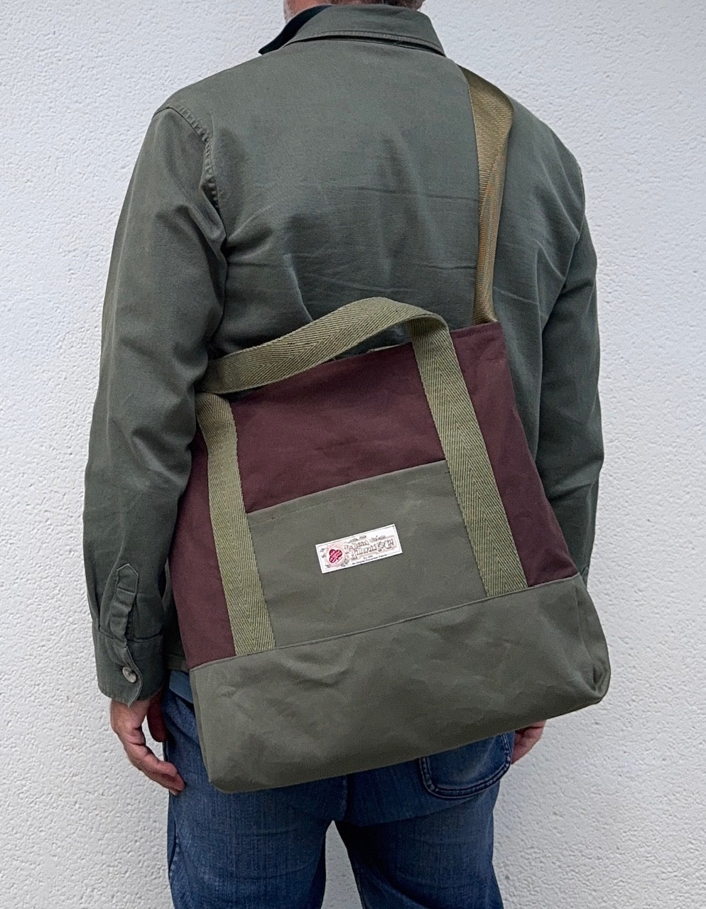 HE Ocean Harris Tweed Bag